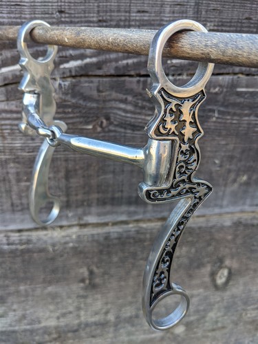 Western shanked snaffle - shanked,