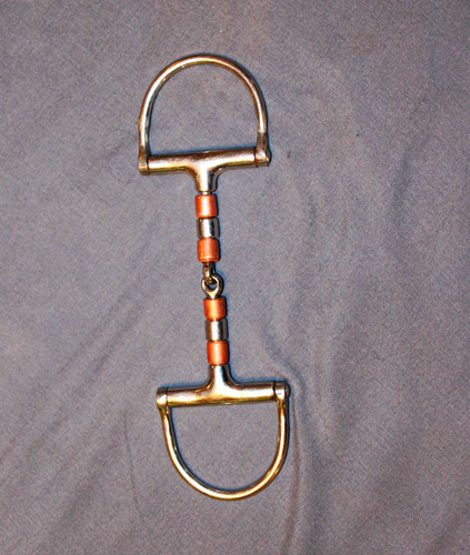 Ring snaffle horse - d-ring, with