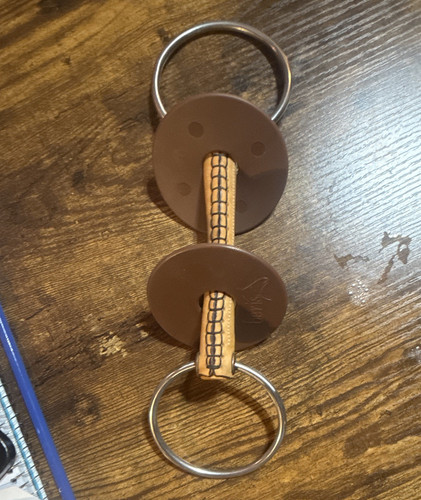 Leather bit snaffle beris - leather,