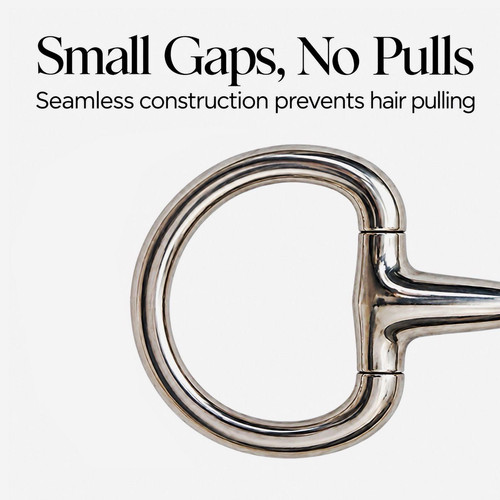 Stainless steel eggbutt - stainless,