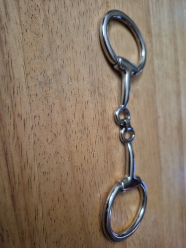 Eggbutt snaffle bit - eggbutt,